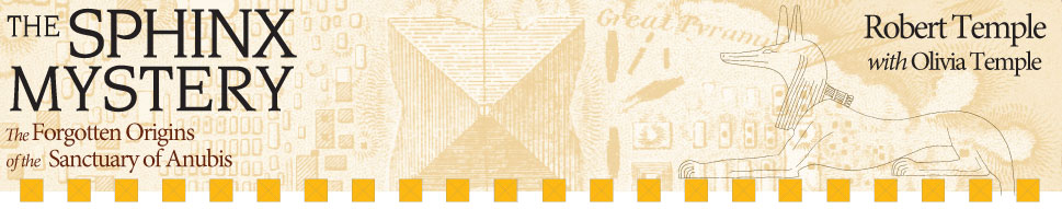 Sphinx Mystery: The Forgotten Origins of the Sanctuary of Anubis - Robert Temple with Olivia Temple.